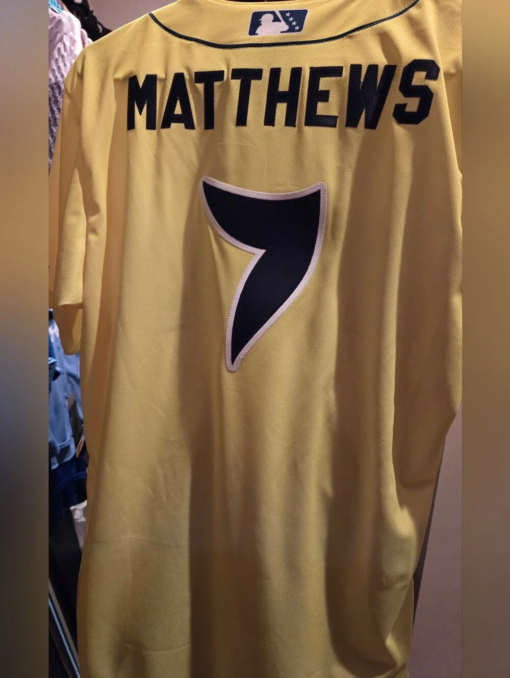 Columbia Fireflies Official Custom #7 Medium Jersey NWT